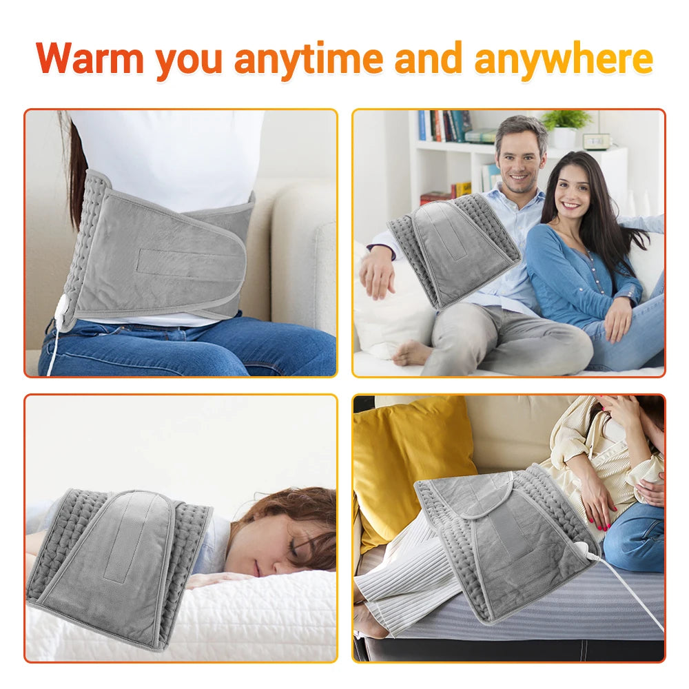 Electric Heating Pad Warm Physiotherapy Thermal Blanket Back Hand Leg Abdomen