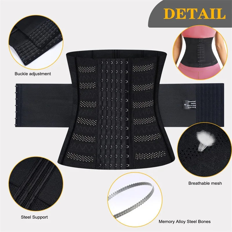 Waist Trainer Body Shaper Tummy Control Slimming Sheath Flat Belly Reductive Shapewear Women Corset Belts