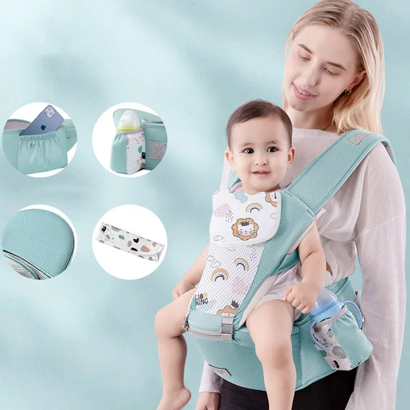 Newborn Ergonomic Baby Carrier Backpack Baby Wrap Sling Travel