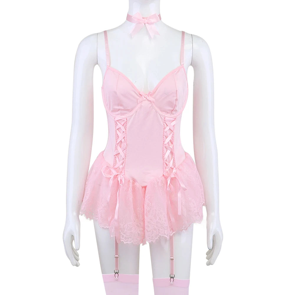 ~Vivienne ~ lingerie dress girly pink